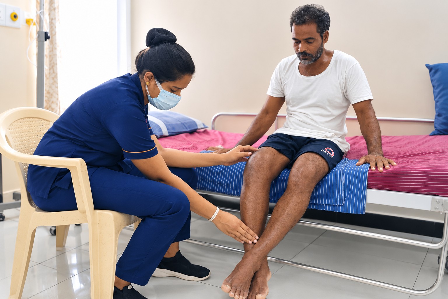 Preoperative Physiotherapy Assessment: Knee Range of Motion and Joint Examination