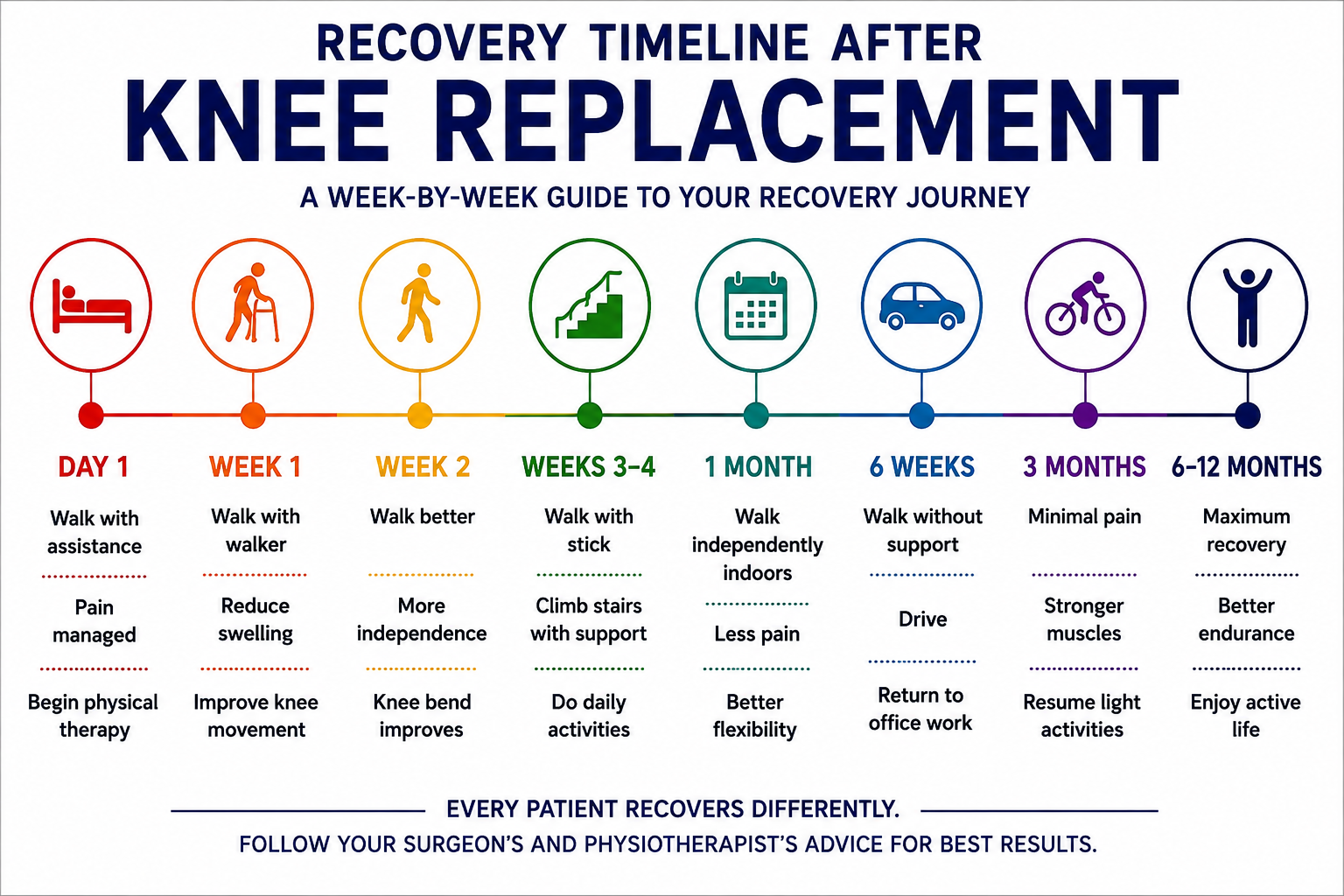 Recovery Timeline After Knee Replacement