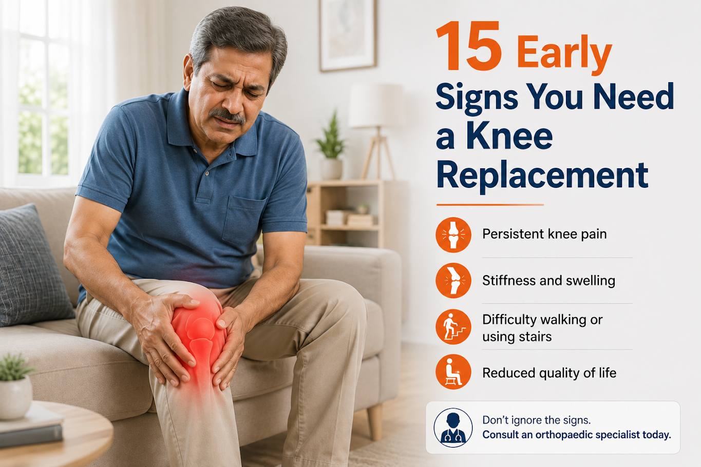 15 Early Signs You Need a Knee Replacement