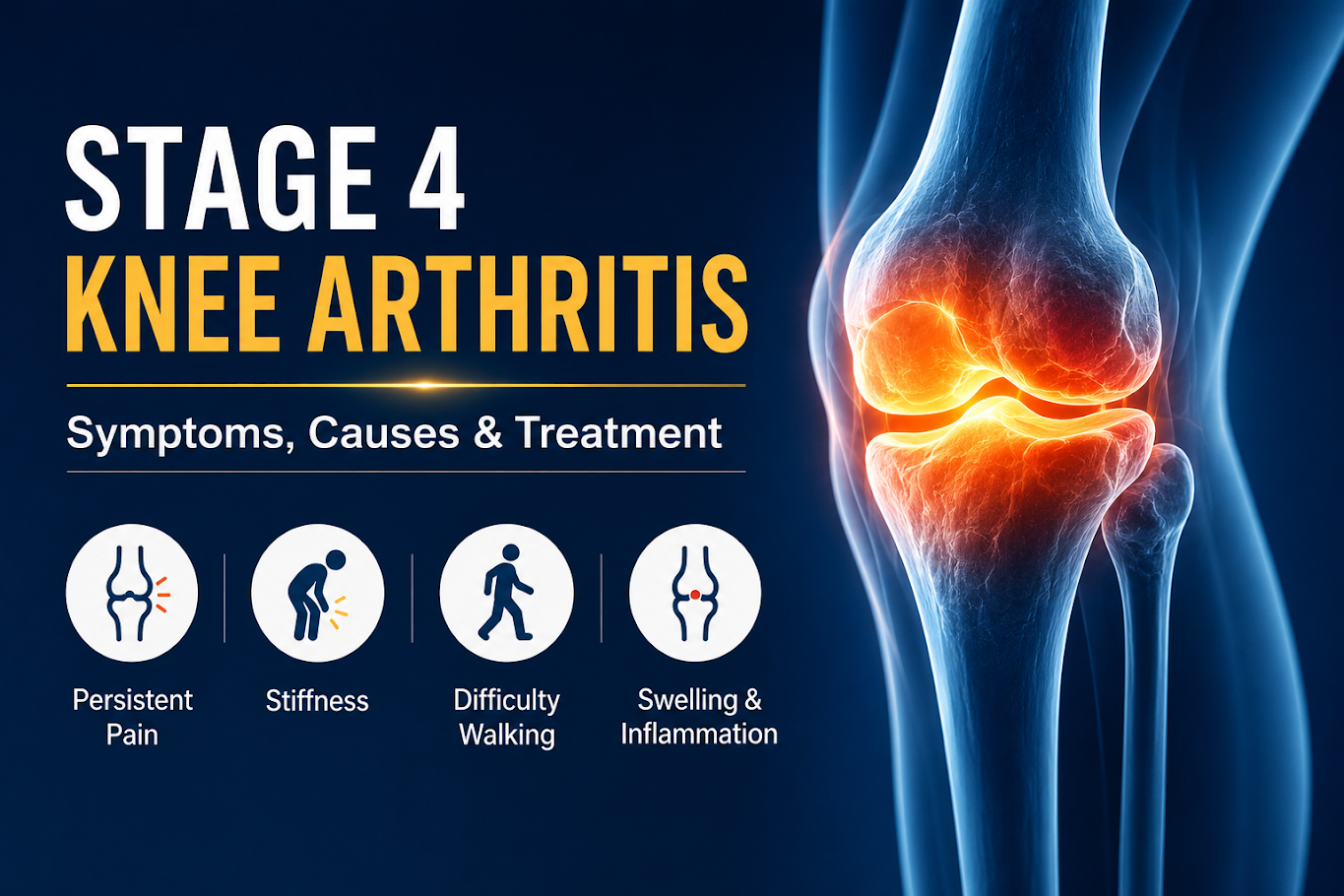 Stage 4 Knee Arthritis: Symptoms, Causes & Treatment