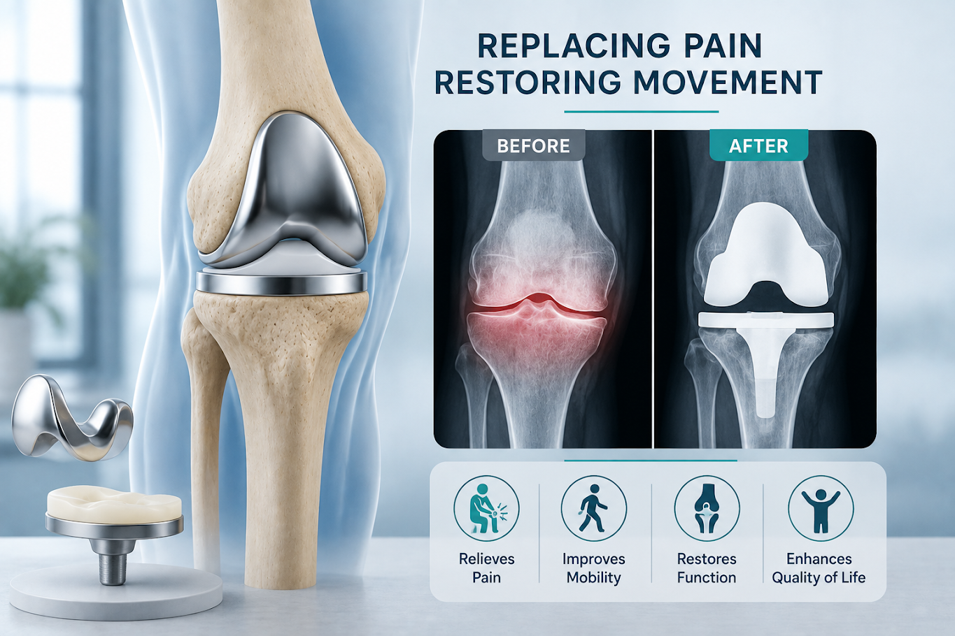 Robotic-Assisted Bilateral Knee Replacement